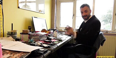 Thrilled Misha's blowjob sex