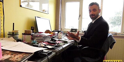 Thrilled Misha's blowjob sex