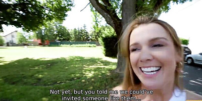 Nice Alexis Crystal and Steve Q - cuckold watching scene - Hunt4k