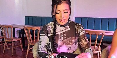 Uber Bbc Driver Fucks Me and My Friend until We are Breathless - Mariana Mart...