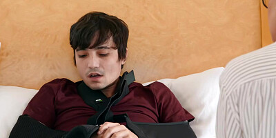 Mature asian teacher gives student a really HELPING HANDjob