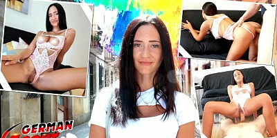Skinny Girl with Big Natural Tits Mina Moreno Seduce to Cheating Fuck at Mode...