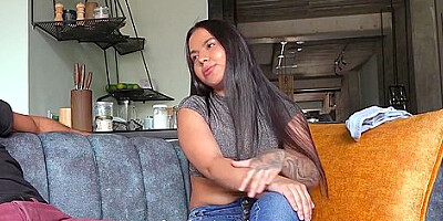 Latina Teen 18+ enjoys Doggystyle & Cowgirl sex after Blowjob