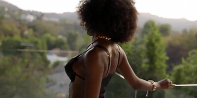 Ebony 18 Years Old Dropped Off Her Slutty Dress - Muse Naadia
