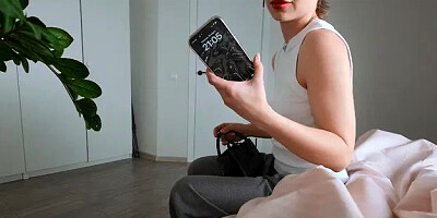 Hot Milf Stepmom Caught Her Stepson Jerking off to Her Photo while Her Husban...