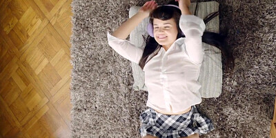 Schoolgirl Olivia Zlota Has Titty-Bouncing Sex with a Hung Guy