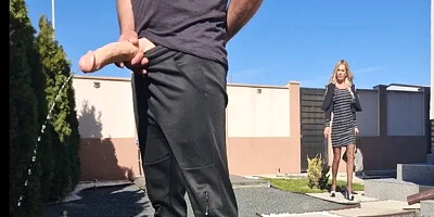 Stepmom not Resist when Saw Stepson Huge Cock and Seduced Him to Fuck Her Hot