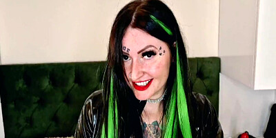 Pegging In Missionary Position Fucks Her Slave In The Ass And Holds His Balls Tightly. Cbt - Dominatrix Nika