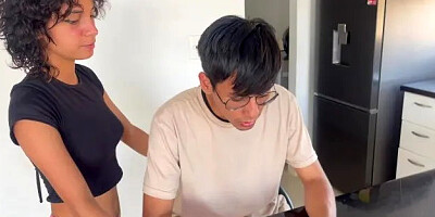 Little Stepsister has to Pay for Her New Cell Phone with Hard Sex with Her Ol...