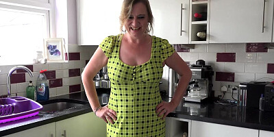 AuntJudysXXX - 46yo Big Tit MILF Housewife Nel - Kitchen POV Experience