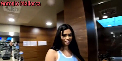 Antonio Mallorca - Huge Ass Brazilian Slut Gets Fucked In The Gym Hard