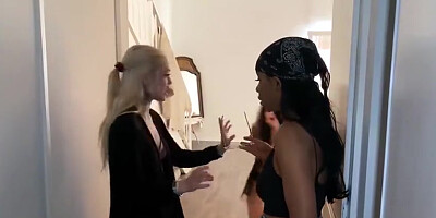 Lesbian Couple Love Potion Kicks In Hard With Big T, Avery Black And Jenna Foxx