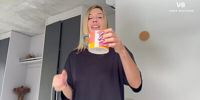 The Sluttiest of all the Stepmothers Tastes Her Stepsons Semen