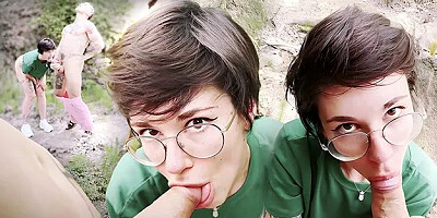 A Real Polish Couple having Sex Outdoors