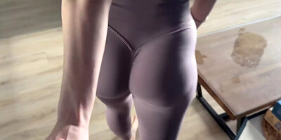 Gym, Milf, Afhente Og Ru Fuck at Boble Rv P Leggins