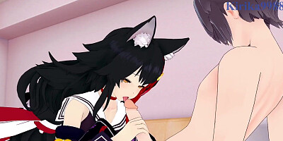 Ookami Mio and I have mighty orgy in the apartment. - Hololive VTuber Anime Porn