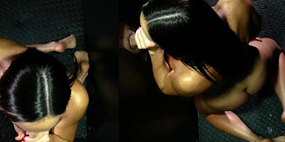 Gloryhole secrets: Alyssia wants more cum