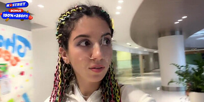 Katty West In Blowjob In Public Toilet At A Shopping Mall - Public Cumwalk