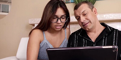 LethalHardcore - Gorgeous Latina Secretary Hops On Her Older Boss's Cock