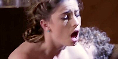 Have Intense Group Sex With Two Dudes - Kristen Scott And Nina North