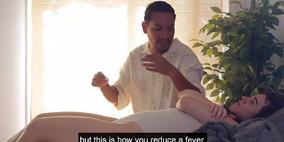 Her Mother Left Her Alone with Shamancito