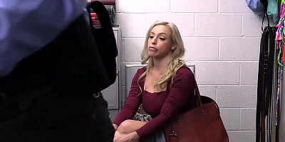 Massive Boobs Thief Gets Fucked And Fingered By A Horny Loss Prevention Officer - Betsy Blue (Dorian Del Isla, Lory Lace)