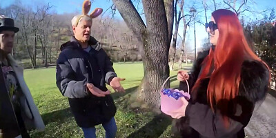 Begs For Double Dicks In Egg Hunt Pussy Pounding! - Matt Bird, Mia Trejsi And Katy Rose