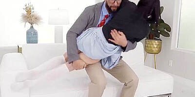 Big Dicked Squirts His Cum On Lovely Selina Imais Teen 18+ Face With Will Pounder