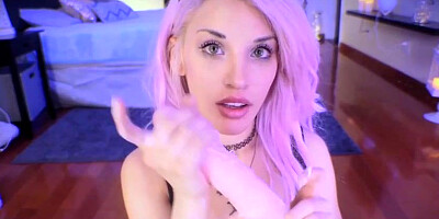 Virgin Kick is a glamorous lady who luvs to use fuckfest playthings on live web cam
