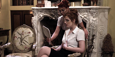 Teenie Scarlett Mae is enticed by her g/g medic Marie McCray