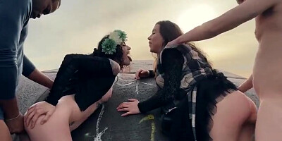 Crossing Borders #02 In 4k - Lydia Black And Monika Wild