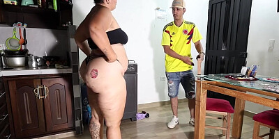 Hot Colombian Wife With Big Tits Plays With Huge Cock From Her Neighbor Lexly 16