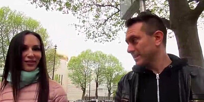 Jiggish dark-haired, Lilu Moon is touching her jewel while having buttfuck fuck-fest with her ex