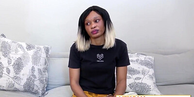 African Model Visits An Audition