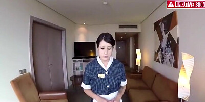 A Working Woman At The Hotel Room Service Manager And I Offer Her Money For Sex With Nick Moreno