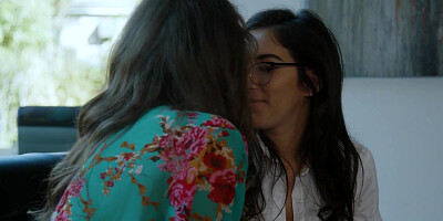 Good looking dykes have a passionate lovemaking session