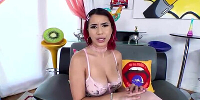 Roxie is a filthy minded stunner who enjoys to hold her gams raised high during fucky-fucky