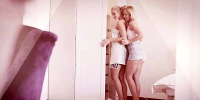 Sensual squeeze's small tits movie