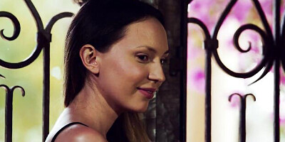 Bubbly Nataly Von and Paula Shy at pornstar trailer
