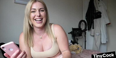 SPH femdom brit insults tiny cock incel