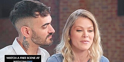 Tiny Hotwife Holds Hubbys Hand While She Devours Monster Bbc