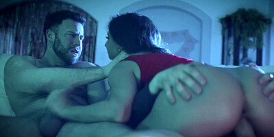 Cock-loving Brunette With Fine Ass Gets Fucked In The Middle Of The Night