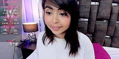 A Blowjob With Lots Of Saliva On The Face In A Webcam Broadcast
