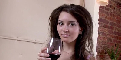 Teen 18+ Slut Skadi and Massages Her Swollen Pussy SO DAMN GOOD!