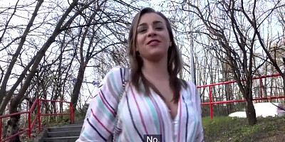 Public Reality Bigboobed Babe Pov Fucked Outdoor 4 Money