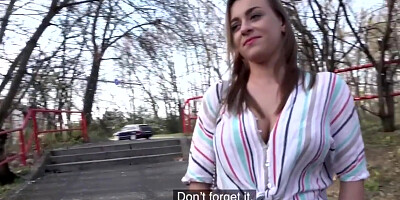 Public Reality Bigboobed Babe Pov Fucked Outdoor 4 Money