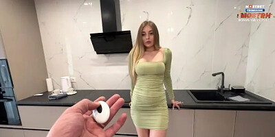 Its not an Air Conditioner Remote!-stepmother in a Tight Dress Lost the Remo...