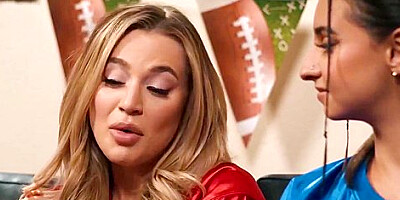 Big Tits Lesbian Entertained By Her - Nicole Doshi, Ameena Green And Hailey Rose