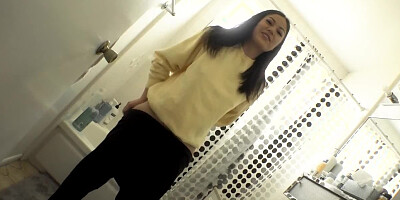 Kendra Spade's behind the scenes preparation for shooting