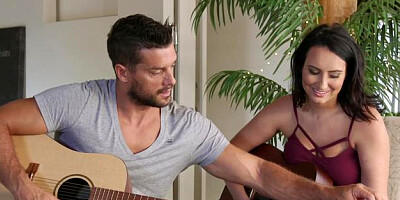 FamilyXXX - Large boobs brunette Sidney Alexis rammed hard